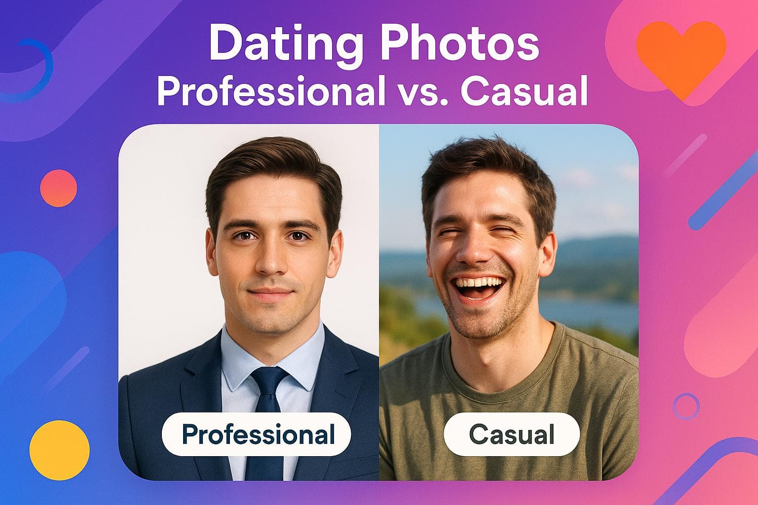 Dating Photos: Professional vs. Casual