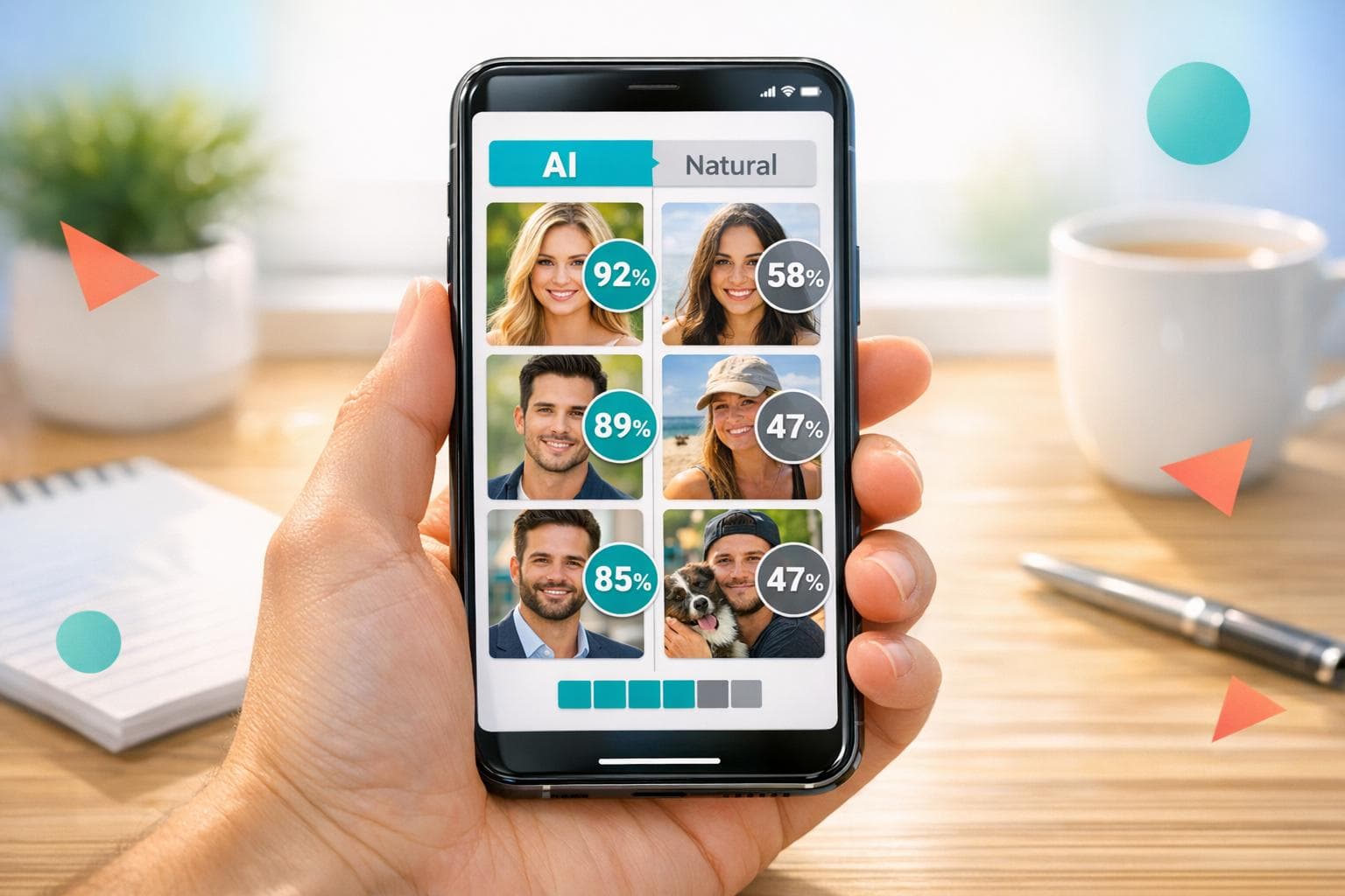 AI Photos vs Natural Photos: Match Rates Compared